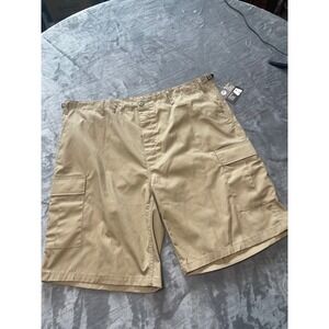 Rothco‎ BDU Combat Shorts Mens 2XL Khaki Adjustable Waist Cargo Pockets